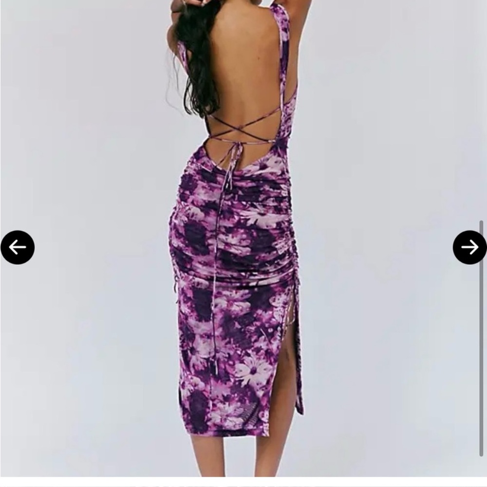 NWOT Free People Take Me Away Midi Dress - Picture 4 of 8